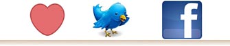 twitter & facebook