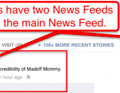 Facebooks hybrid News Feed
