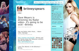 Britney Spears on Twitter