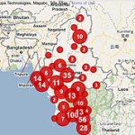 Myanmar crisis map