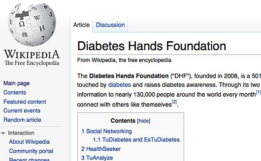 Diabetes-on-Wikipedia