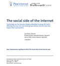 The Social Side of the Internet