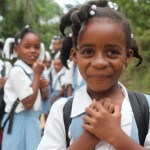 Young girl from Jacmel, Haiti