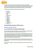 2011 Social Network Analysis Report