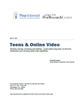 Teens Online Video